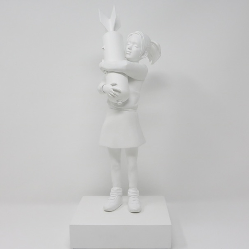 Banksy Bomb Hugger Sculpture